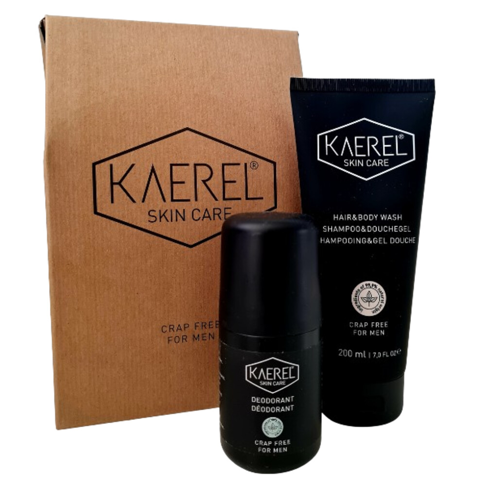 Kaerel Starter Set Shampoo & Douchegel 200 ml + Deodorant 75 ml1 set