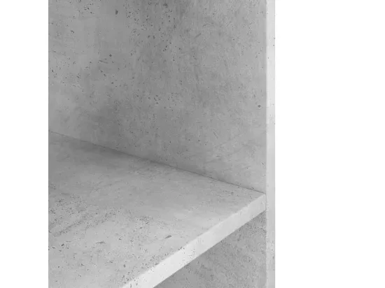 Support pour aquarium gris béton 120x40x60 cm bois d'ingénierie