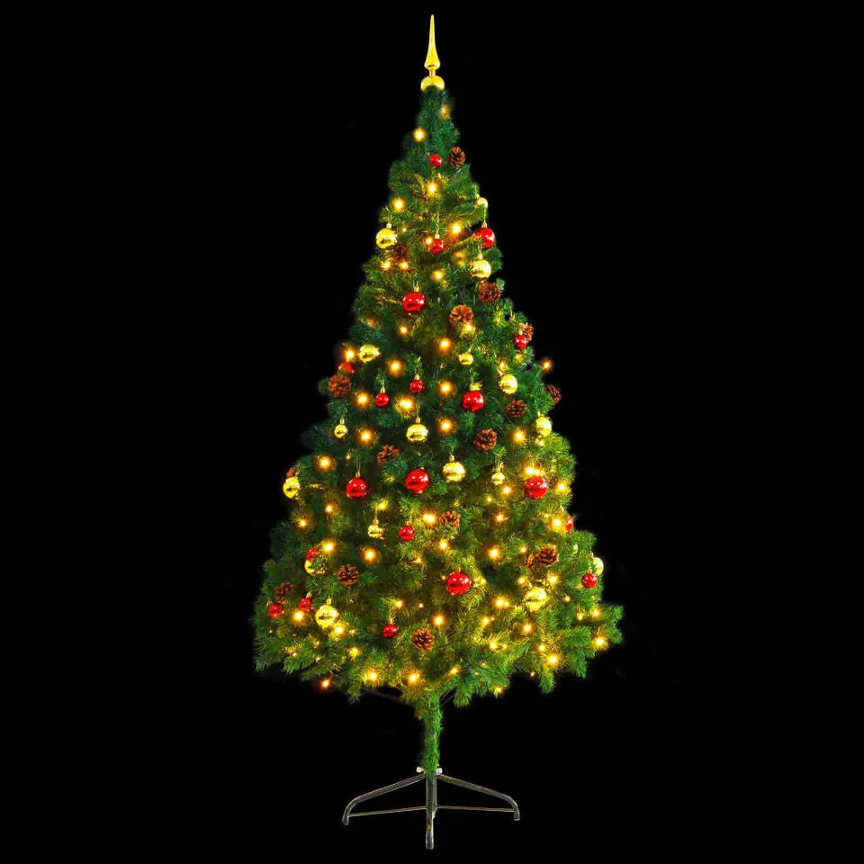 vidaXL - Kerstboom - Groen - 210 x 110 cm