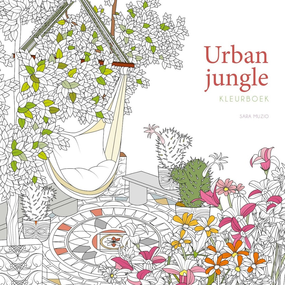 Uitgeverij rebo kleurboek urban jungle