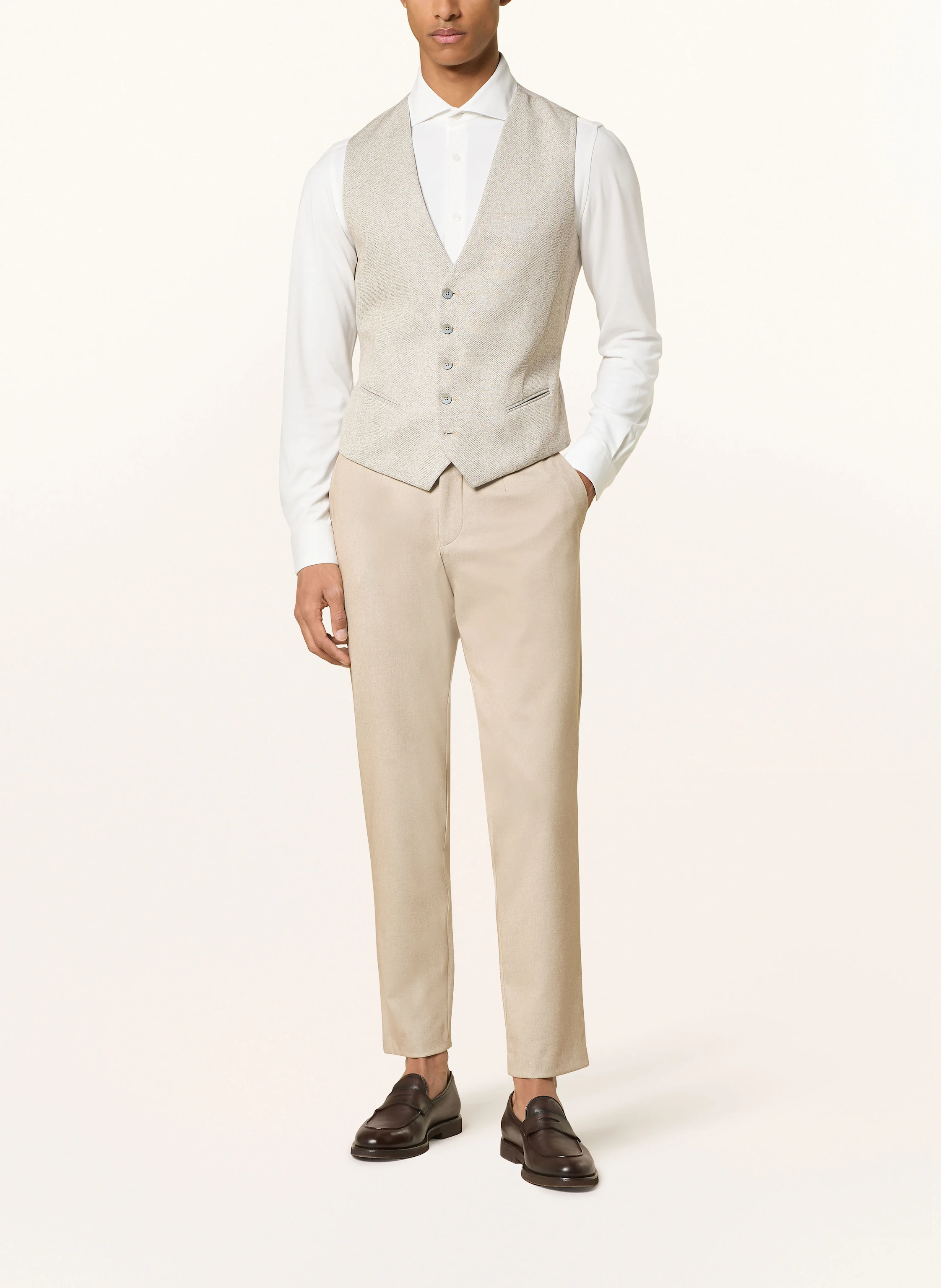 PAUL Anzughose Slim Fit aus Jersey