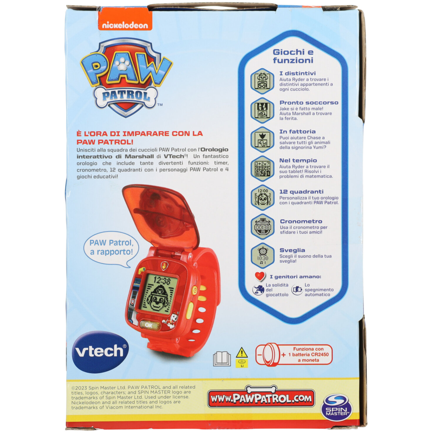 VTech Paw Patrol Orologio interattivo