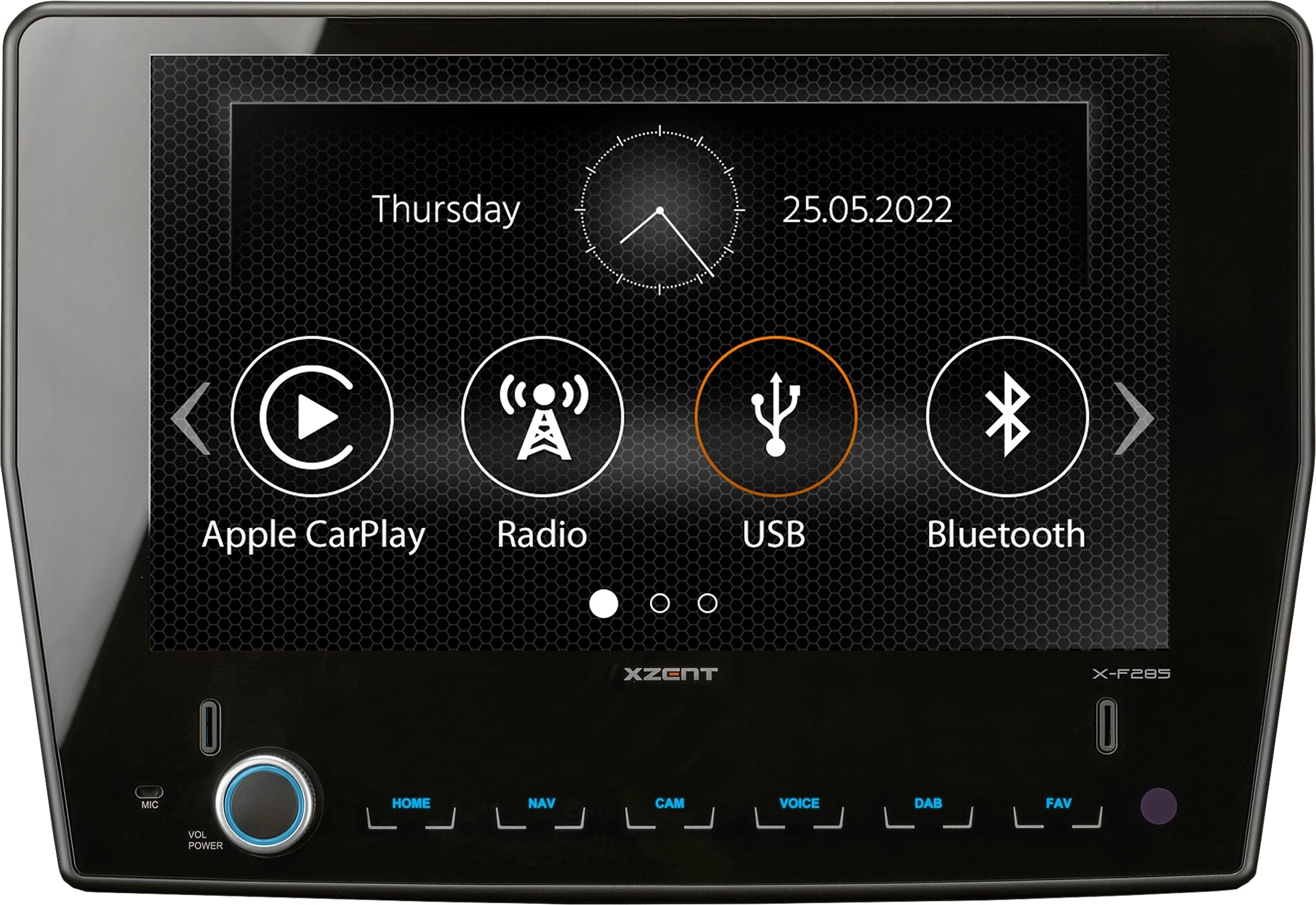 Xzent X-F285 Infotainer / Mediencenter / DAB Tuner für Ford Transit 9 Zoll
