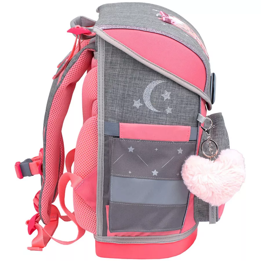 Belmil Schulranzen Compact Schulranzen Set 5-teilig mit Brustgurt Little Owl