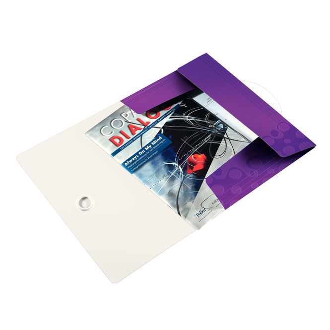 Leitz Eckspanner A4 WOW violett