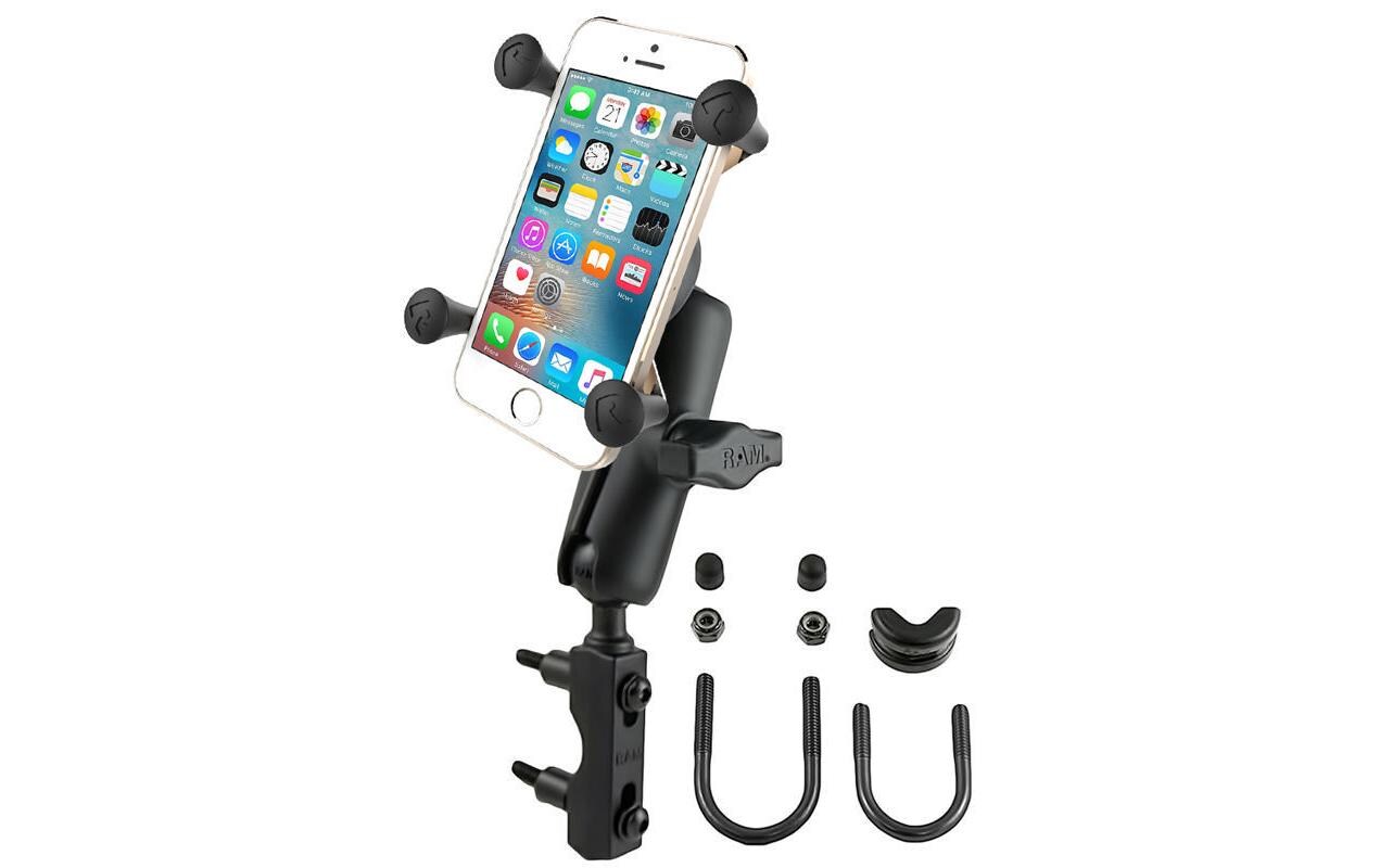 Smartphone-Halterung RAM-B-174-UN7U Motorrad, SetUniversal Smartphonehalterung fürs Motorrad