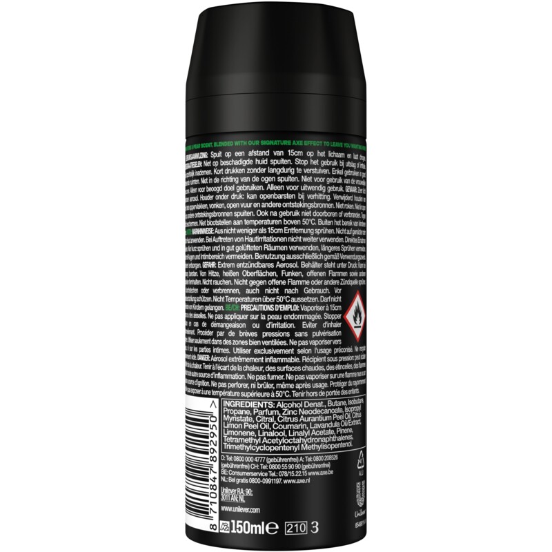 Axe Unite pride deodorant bodyspray