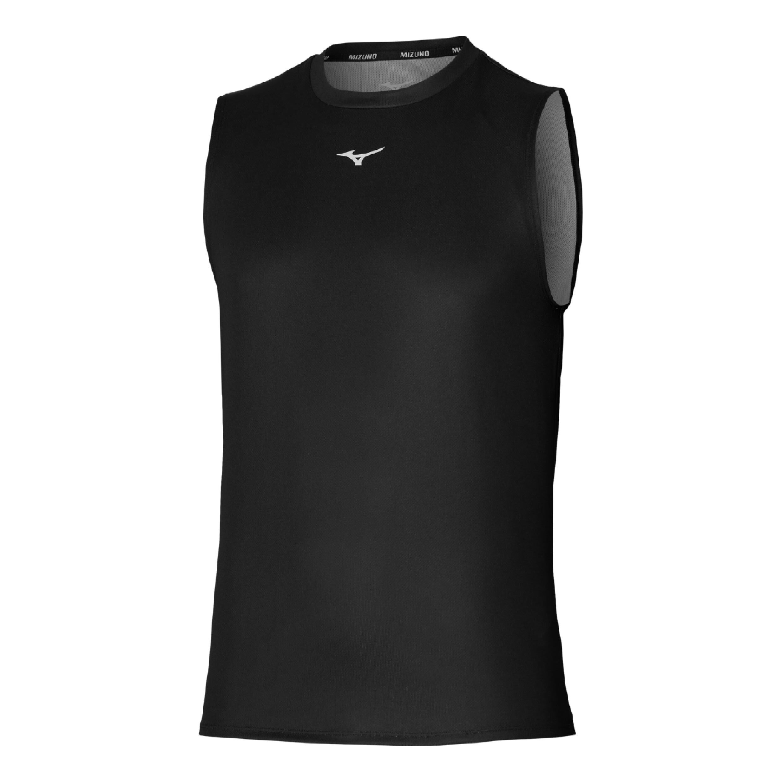 Mizuno Core Graphic Sleeveless Maillot De Course Hommes - Noir
