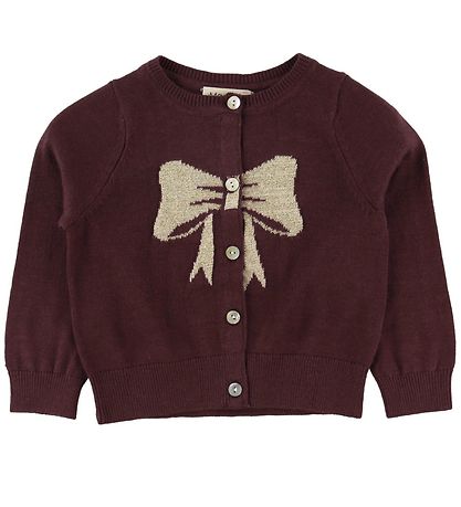 MarMar X-Mas Cardigan - Teresia Baby - Blåmmelilla m. Sl?jfe