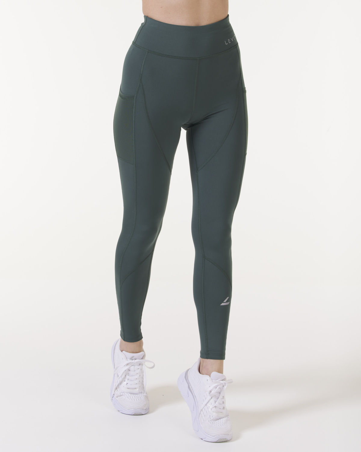 LEVITY Radical Run Tights Greengrey