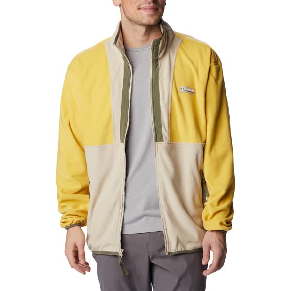 Veste polaire COLUMBIA BACK BOWL™ FLEECE LIGHTWEIGHT GOLDEN NUGGET/ANCIENT FOSSIL/STONE GREEN