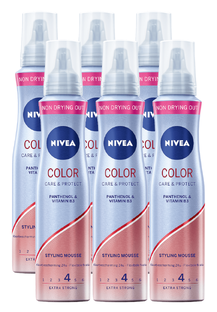 Nivea Color Care & Protect Styling Mousse Voordeelverpakking 6x150ML