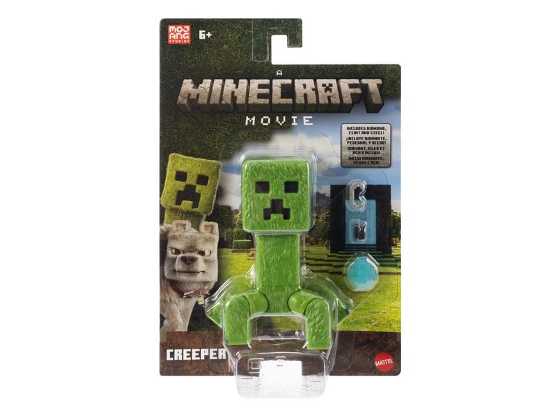 Mattel Minecraft Creeper Actionfigur und Zubehör 10 cm Kinderspielzeugfigur
