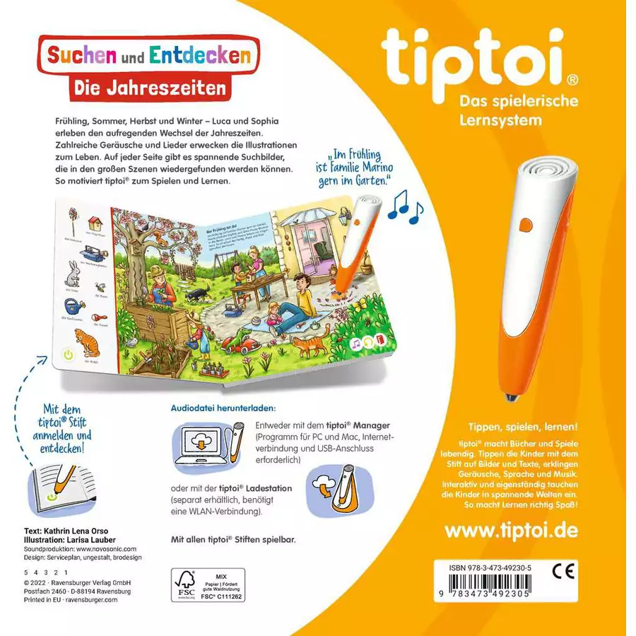 Ravensburger tiptoi® Suchen und Entdecken: Die Jahreszeiten