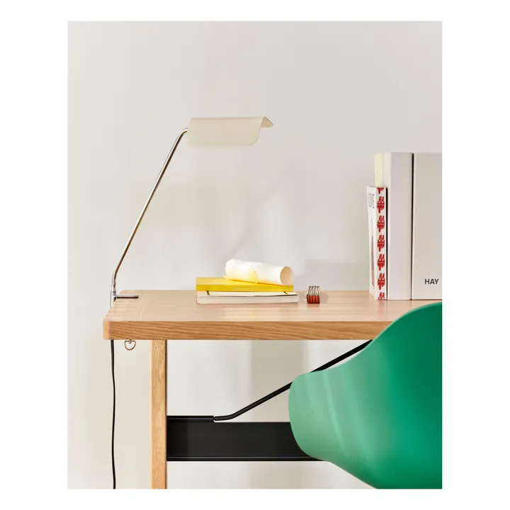 Hay Lampe de bureau à clipser Apex | Blanc