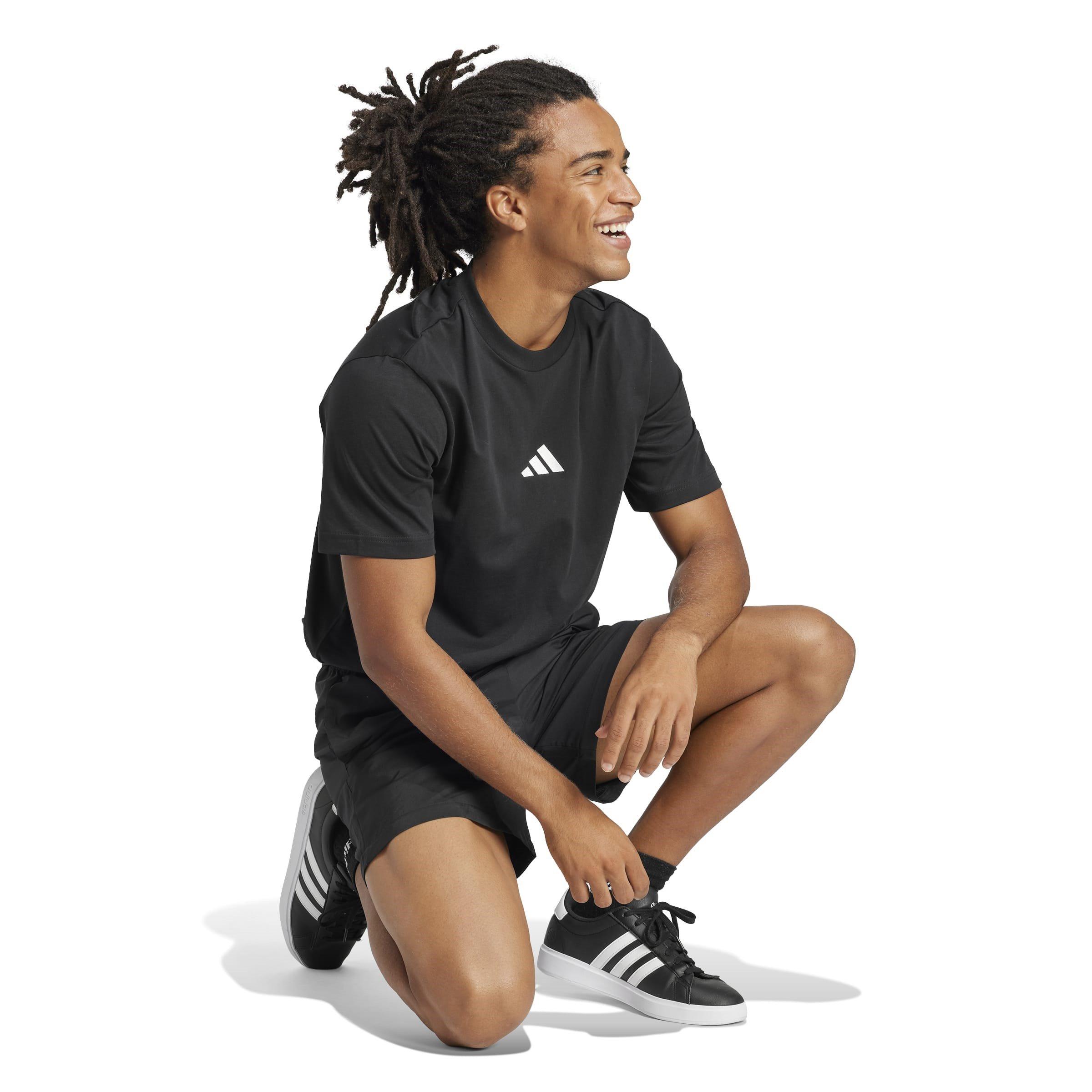 adidas Essentials Single Jersey Logo T-Shirt Mens