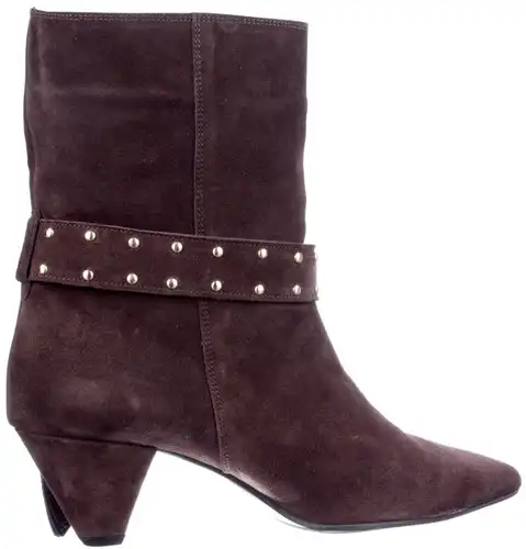 Babouche donkerbruin G-Anne-2 - maat 43 enkellaars donkerbruin - maat 43 Calandschoen