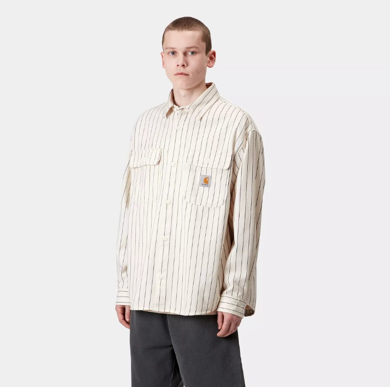 Carhartt WIP Hendry Shirt Jac Wax / Dark Navy
