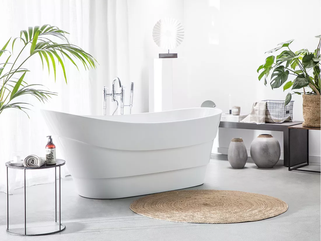 Baignoire îlot blanche 170 x 73 cm BUENAVISTA