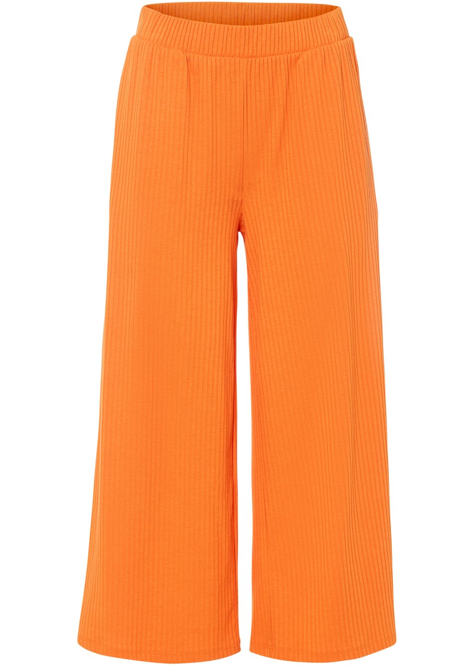 Jupe-culotte en jersey côtelé avec taille confortable