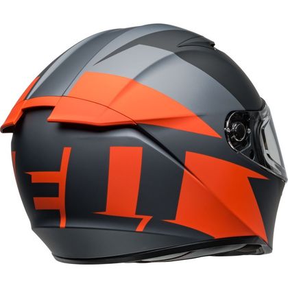 Casque Bell LITHIUM - SHEAR - Gris / Orange