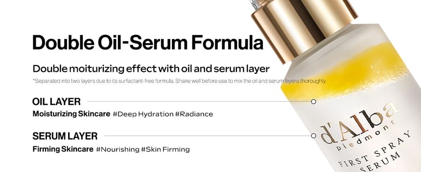 d'Alba - Witte Truffel Eerste Spray Serum Mini