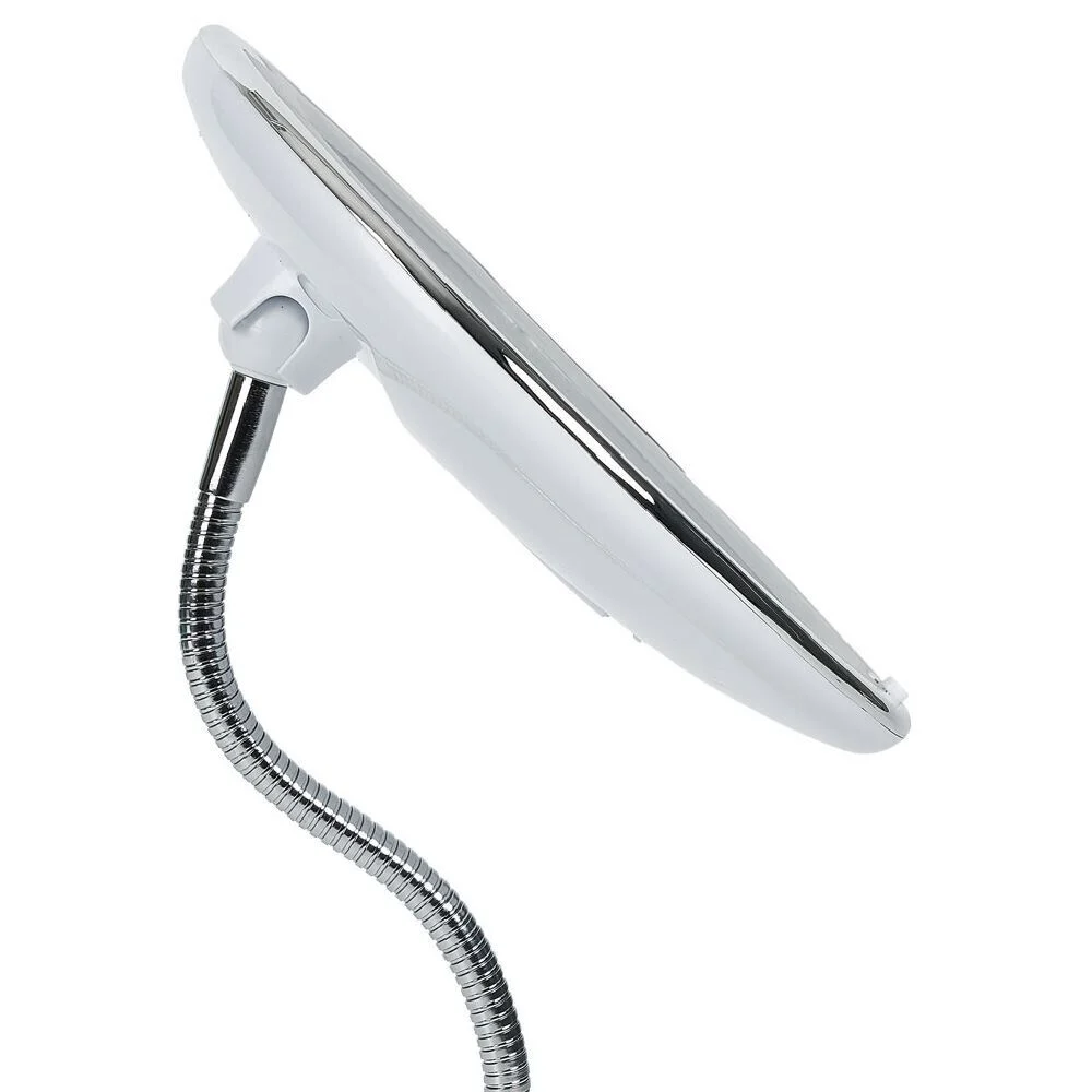 Miroir LED grossissant flexible et pivotant fixation ventouse