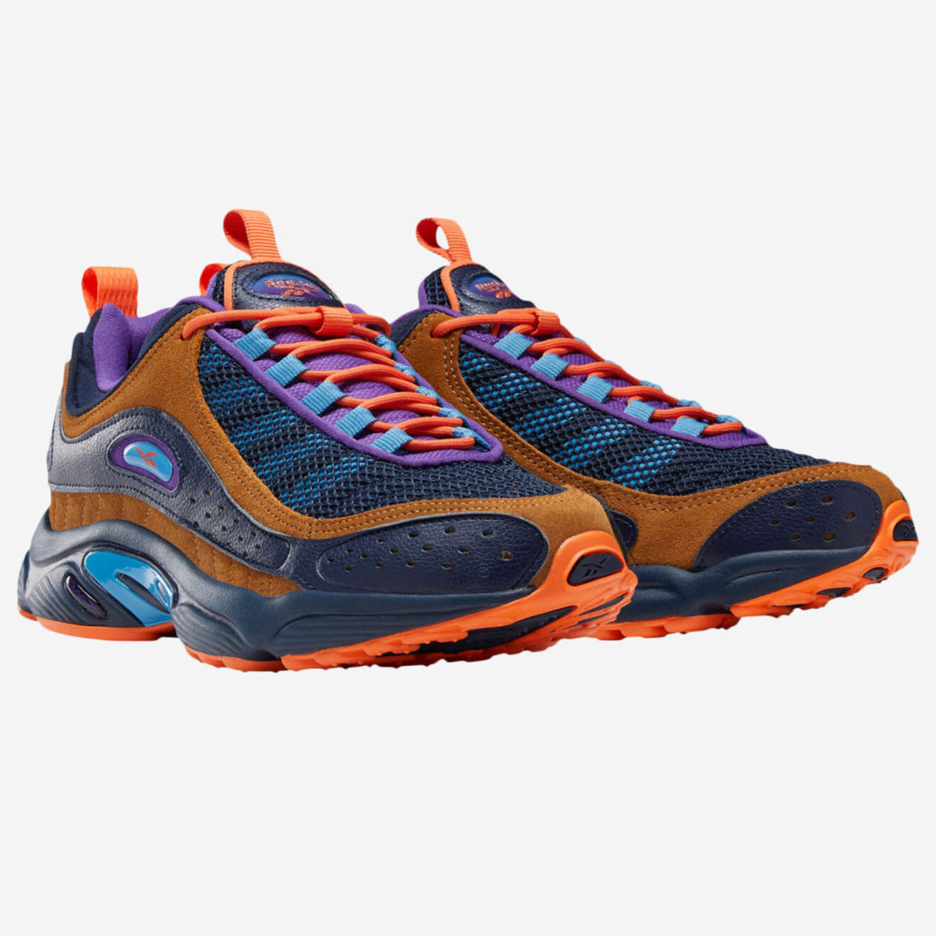 Reebok Baskets Daytona Dmx Ii camel/marine/violet