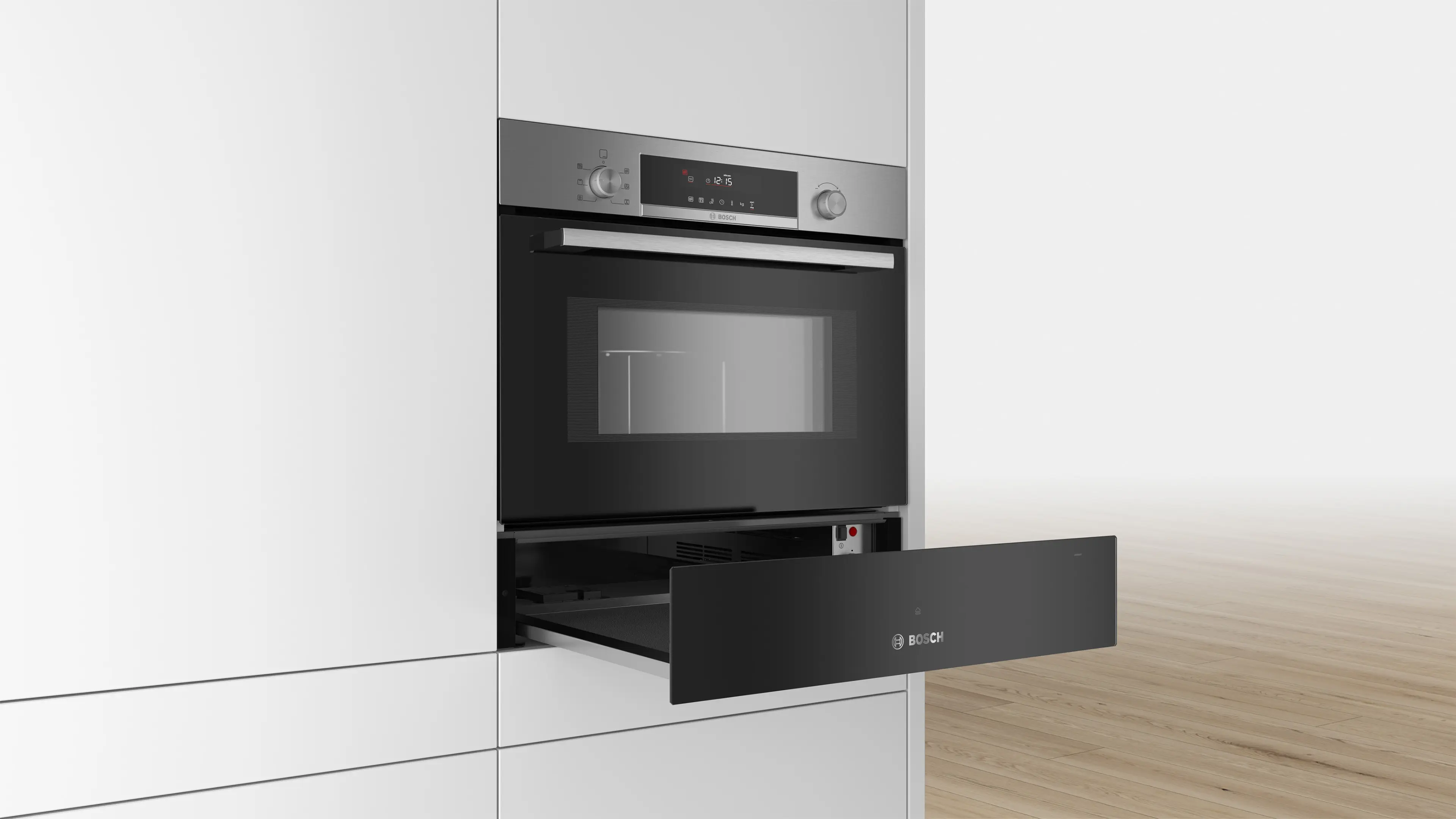 Serie 6 Warmhoudlade 60 x 14 cm Zwart