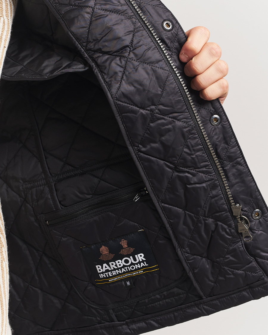 Barbour International Ariel Quilted Jacket Black