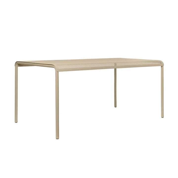 Ferm Living - Dapple Gartenesstisch, 160 x 90 cm, cashmere