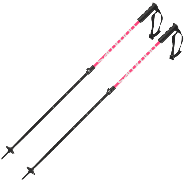 Bâton de ski SALOMON MTN JR PINK WHITE