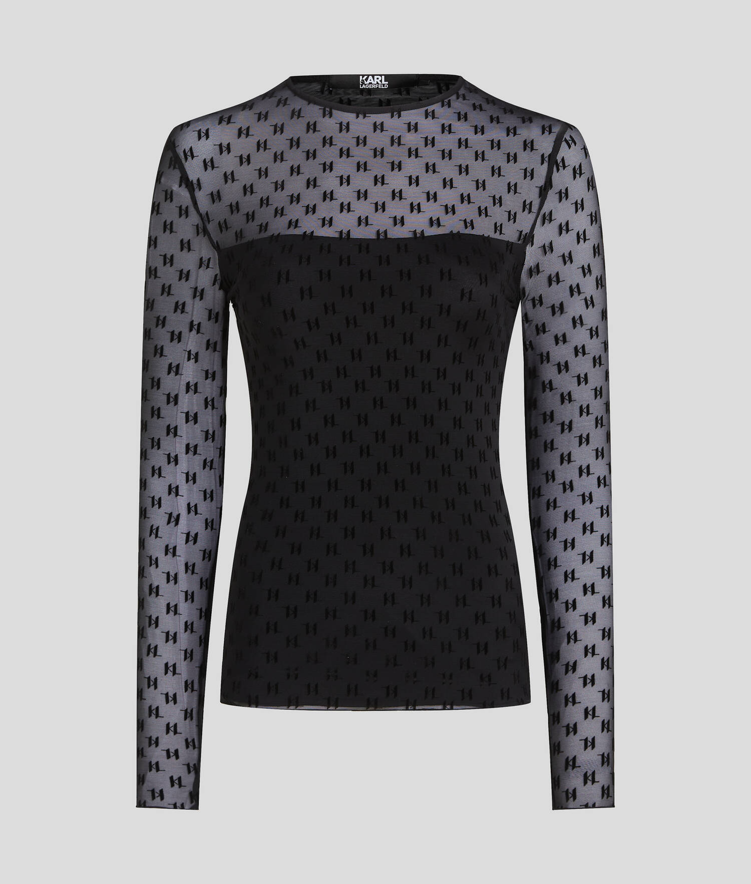 HAUT EN MESH KL MONOGRAM
