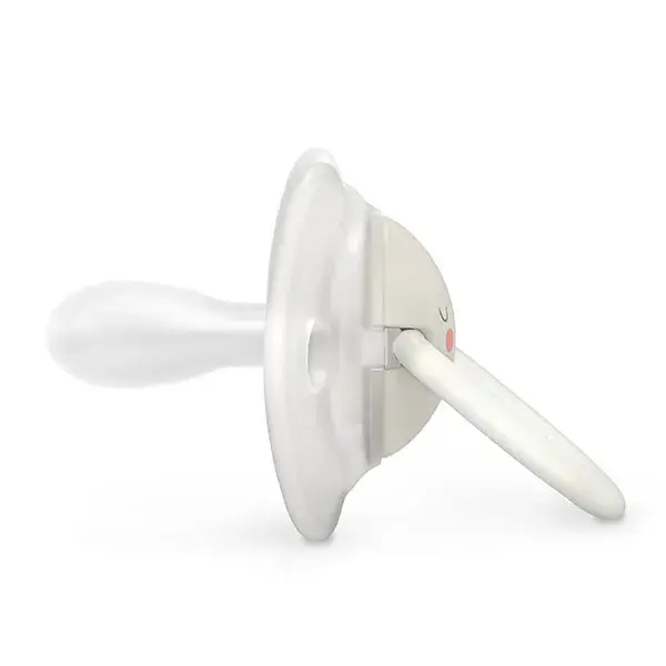 Chupetas Suavinex SX Pro 0-6 Meses que Brilham no Escuro (Pacote com 2) - Elefante para Dia e Noite