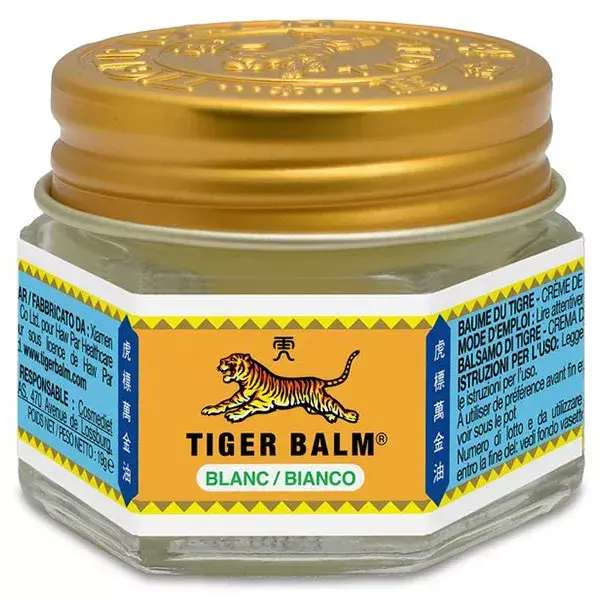 Tiger Balm Branco - Pote de 19g
