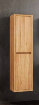B-Stone Accord eiken badkamerkast 40x30x168cm met 2 deuren
