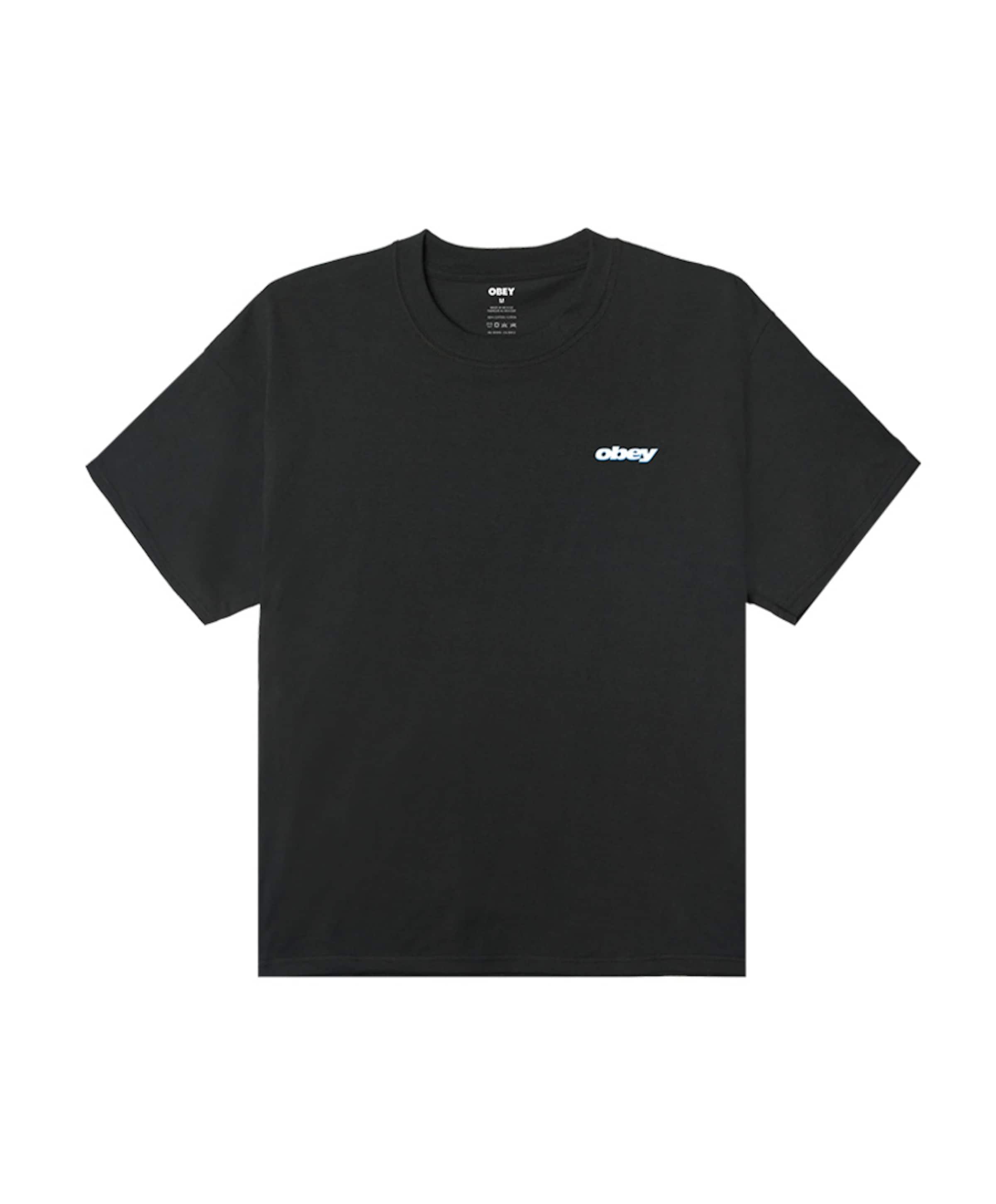 Obey Heren T-shirt zwart