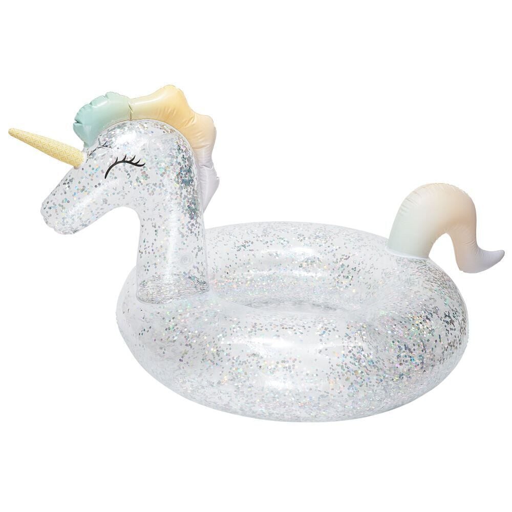 Bouée licorne paillettes Funky Ø144xH76cm