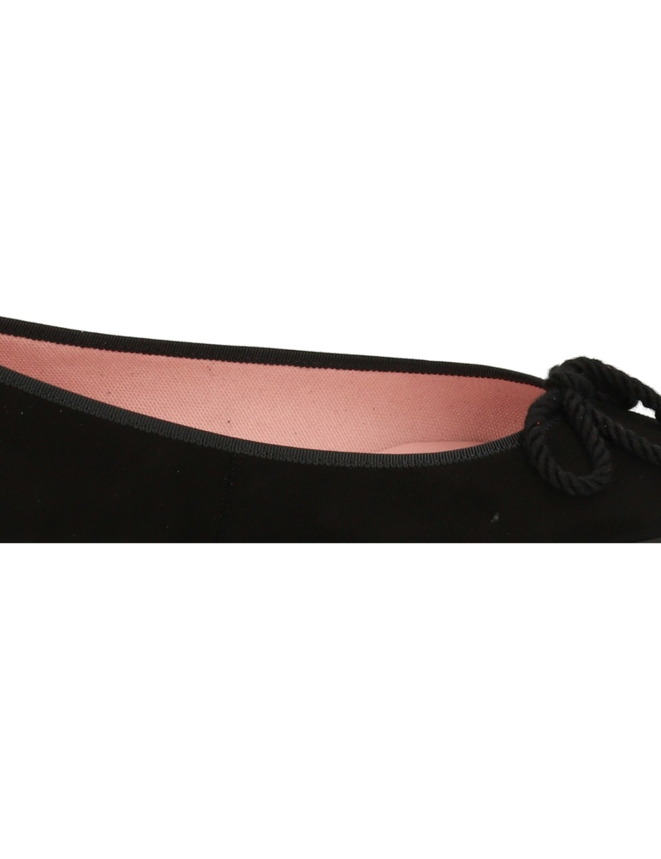 Veloursleder Ballerina