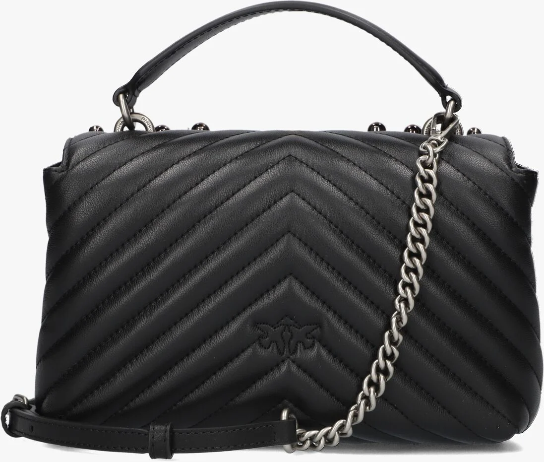 PINKO zwarte pinko schoudertas love lady puff mini