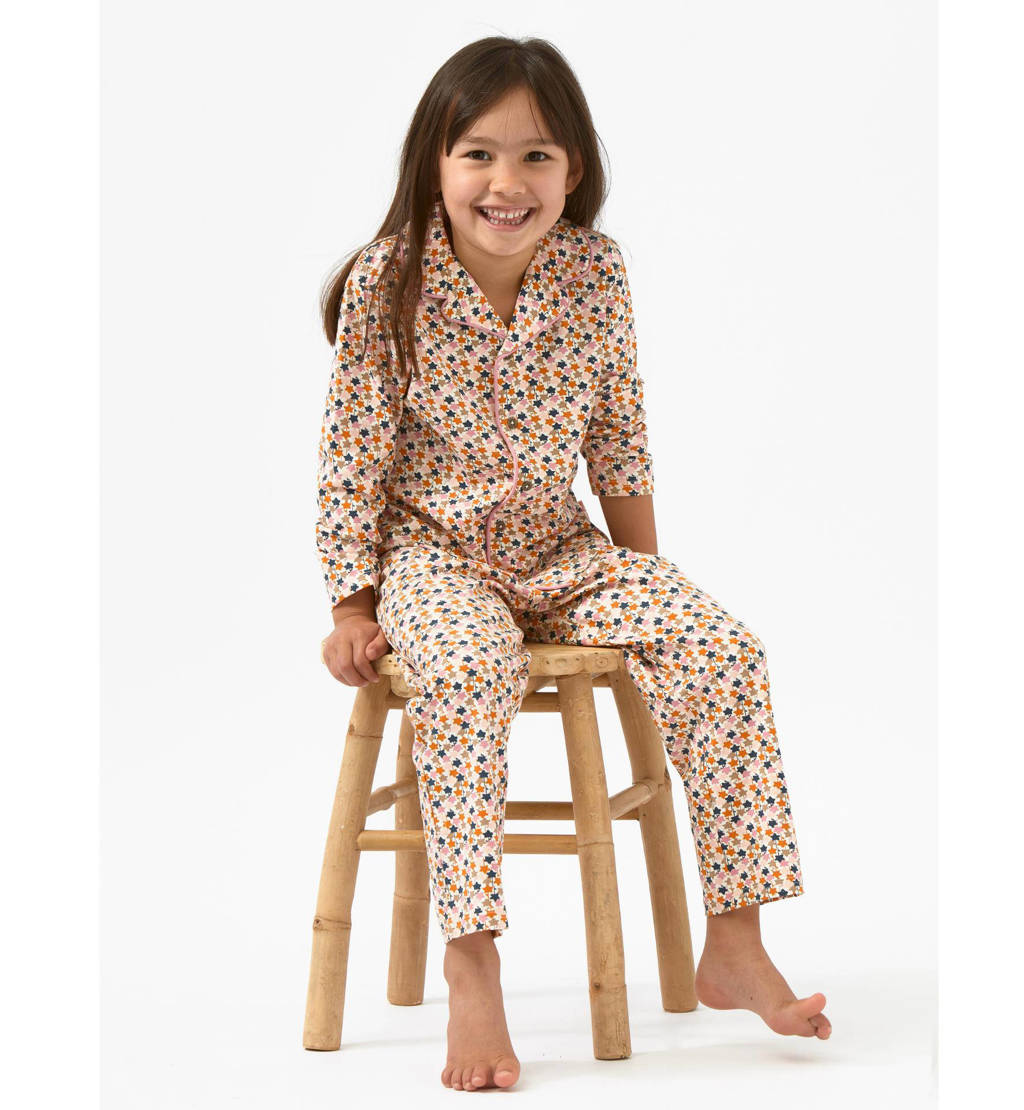 Little Label pyjama met katoen roze/multicolor