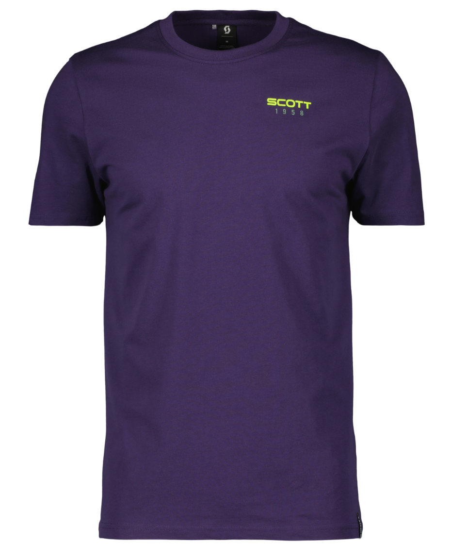 SCOTT Retro SS T-shirt, Cyber Purple