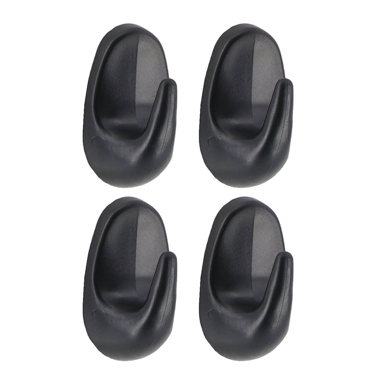 SET 4 CROCHETS 3M NOIR