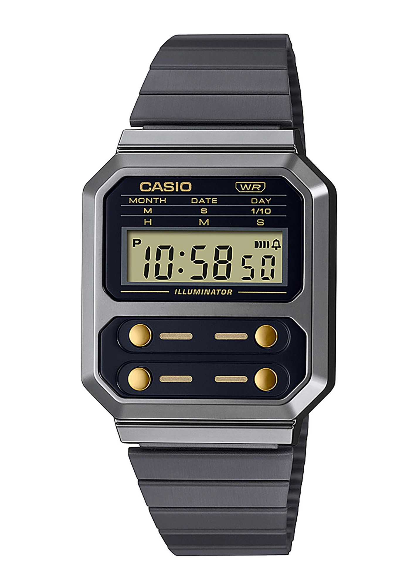 Casio Digitaluhr Vintage Edgy Schwarz A100WEGG-1A2EF
