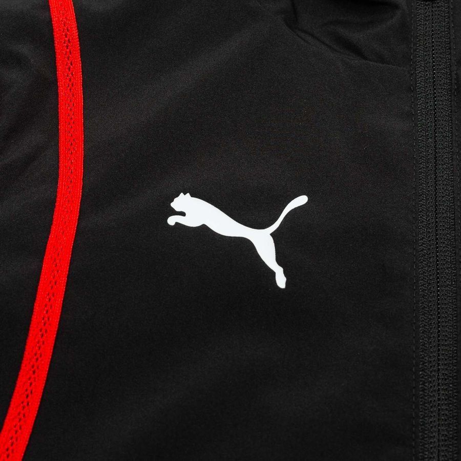 Milan AC Veste Avant-Match Woven Anthem - Noir/For All Time Red Enfant
