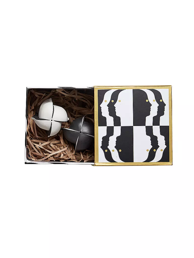 JONATHAN ADLER Salz- und Pfefferstreuer ATLAS Black / White schwarz