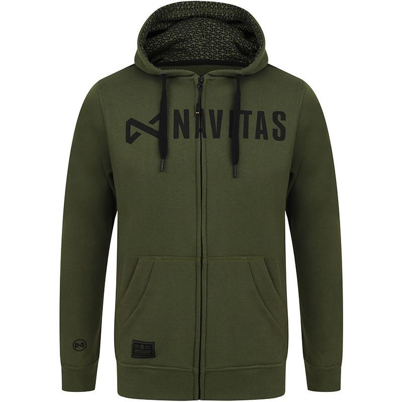 Sweat Homme Navitas Core Zip Hoody - Vert