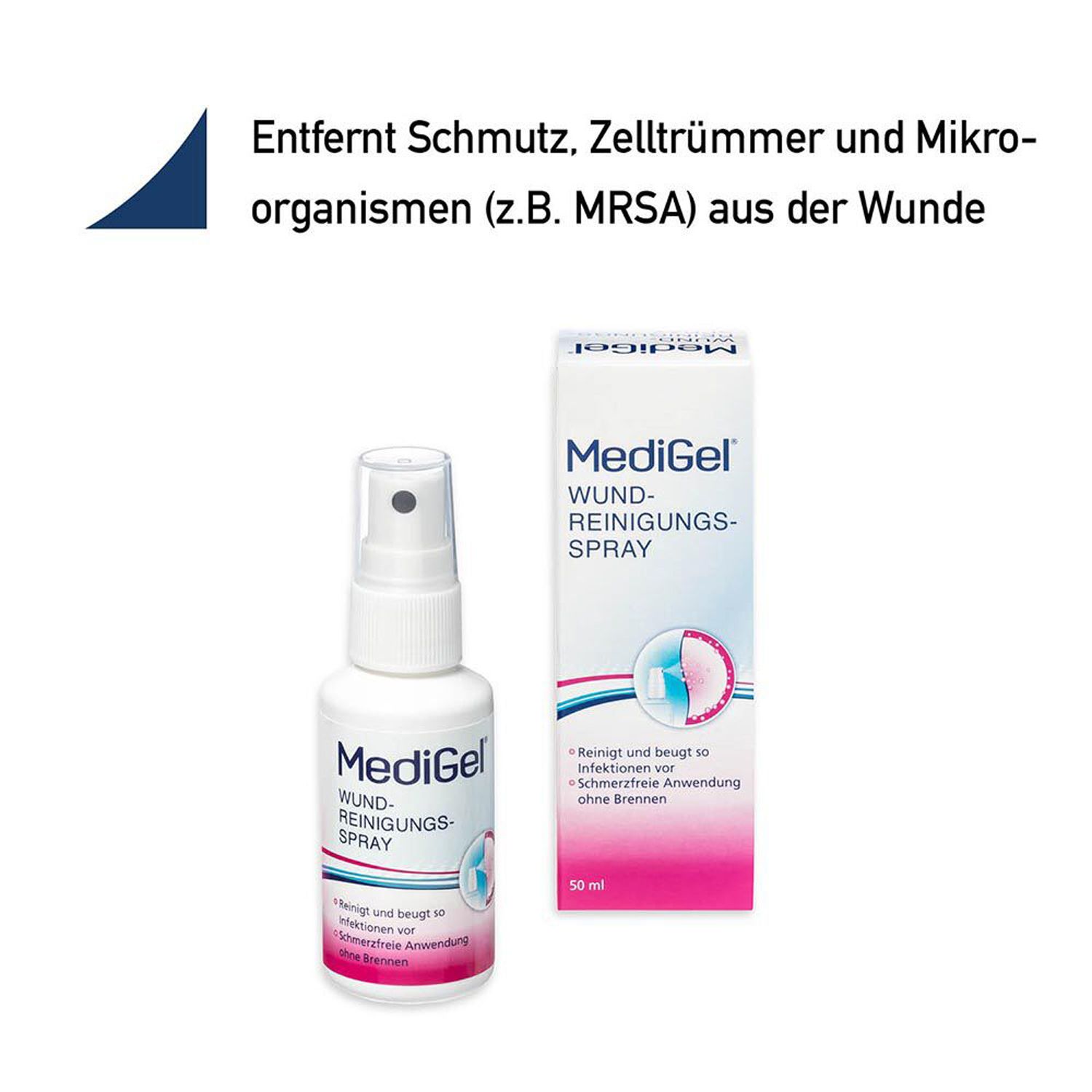 MediGel Wundreinigungsspray zum Säubern von Wunden