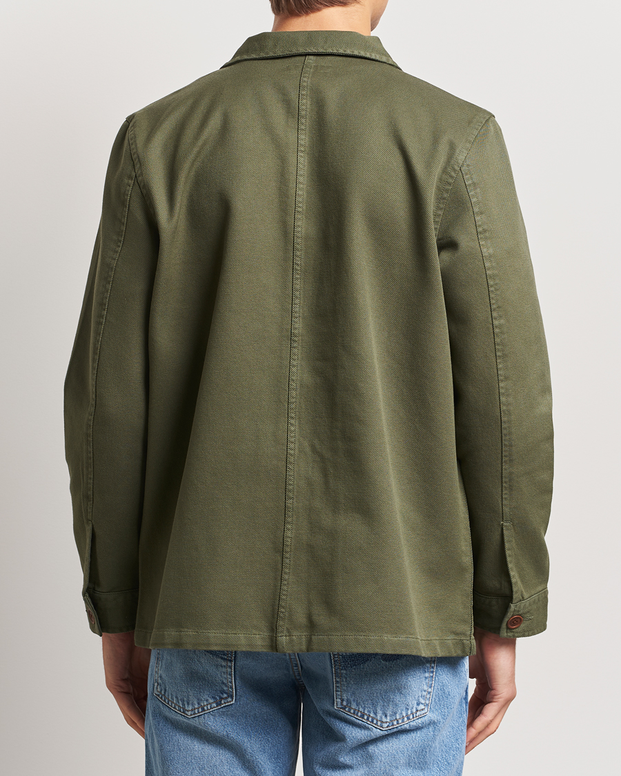 Nudie Jeans Barney Worker Overshirt Olive