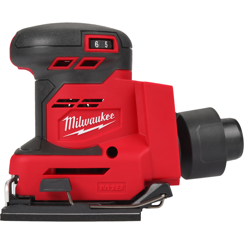Milwaukee M18 BQSS-0 vlakschuurmachine (body) 18V Li-ion 1/4˝
